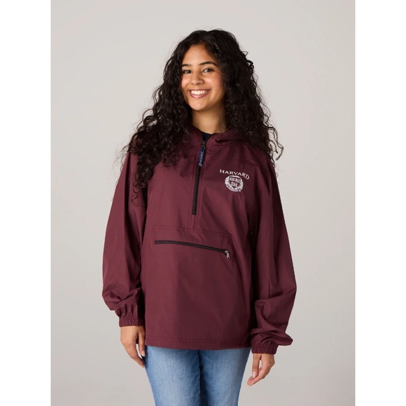 Burgundy Harvard Windbreaker - Picture 1 of 4